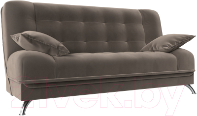 Диван Лига Диванов Анна / 102744 (велюр коричневый) - фото