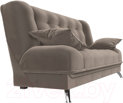 Диван Лига Диванов Анна / 102744 (велюр коричневый)