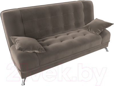 Диван Лига Диванов Анна / 102744 (велюр коричневый)