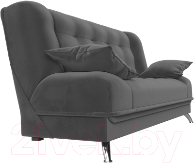 Диван Лига Диванов Анна / 102745 (велюр серый)