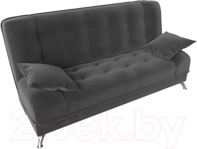Диван Лига Диванов Анна / 102745 (велюр серый)
