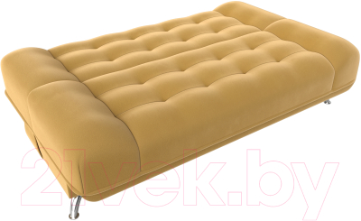 Диван Лига Диванов Анна / 110678 (микровельвет желтый)