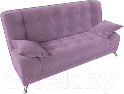 Диван Лига Диванов Анна / 110680 (микровельвет сиреневый)