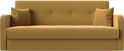 Диван Лига Диванов Надежда / 111081 (микровельвет желтый)