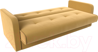 Диван Лига Диванов Надежда / 111081 (микровельвет желтый)