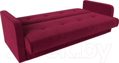 Диван Лига Диванов Надежда / 111083 (микровельвет бордовый)