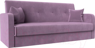 Диван Лига Диванов Надежда / 111084 (микровельвет сиреневый) - фото