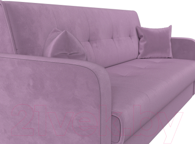 Диван Лига Диванов Надежда / 111084 (микровельвет сиреневый)
