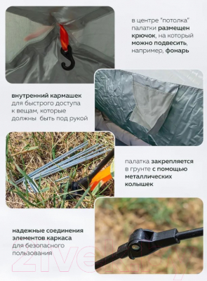 Палатка ForceKraft FK-TENT-2