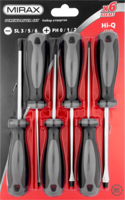 Набор отверток Mirax 25186