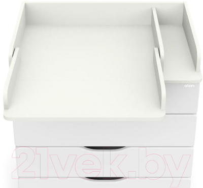 Комод пеленальный Атон Сириус-2 Wood 804 ПВХ (белый аляска)
