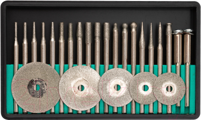 Набор фрез FIT Отрезные с алмазным напылением / 36487 - фото