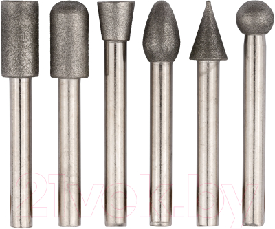 Набор борфрез FIT Усиленная сталь с алмазным напылением / 36482 - фото