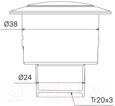 Кнопка смыва IDDIS 92038SB1AR