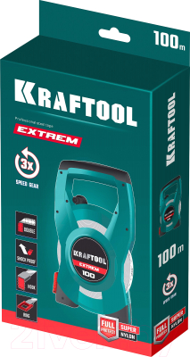 Мерная лента Kraftool Extrem 34185-100