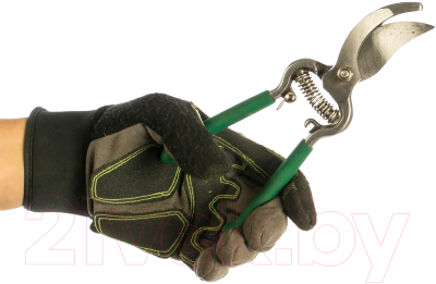 Секатор механический FIT Режущие кромки внахлест / 77085