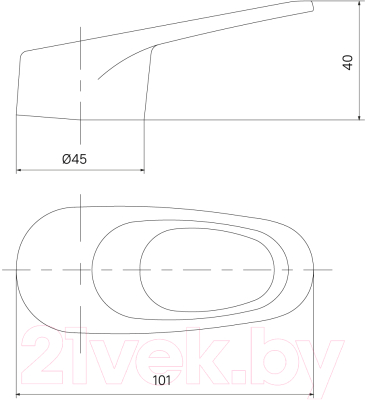 Ручка для смесителя IDDIS 99440C02SM