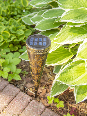 Садовая фигура-светильник Чудесный Сад 635 Поляна Бабочек - фото