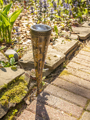 Садовая фигура-светильник Чудесный Сад 635 Поляна Бабочек