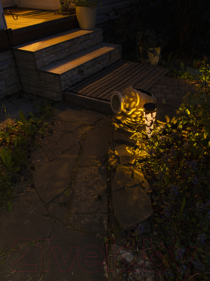 Садовая фигура-светильник Чудесный Сад 635 Поляна Бабочек