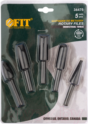 Набор борфрез FIT Стальные / 36475