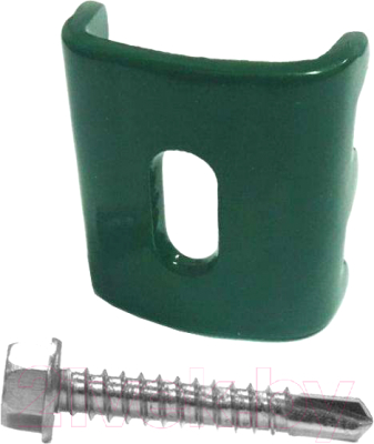 Крепление для забора Белзабор 36x56 Zn+ Ral6005 - фото