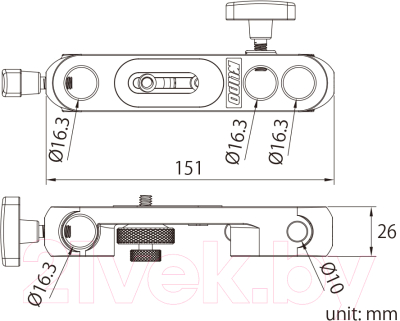 Держатель для студийного оборудования Kupo KS-CB01