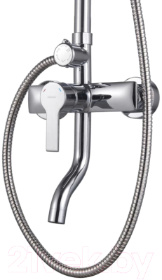 Душевая система со смесителем Milardo Stripe STRSB1FM06