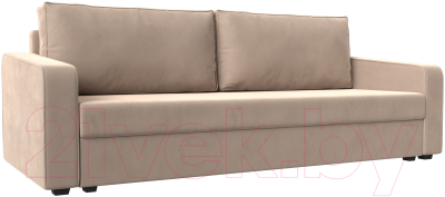 Диван Лига Диванов Лига-009 / 118040 (велюр бежевый) - фото