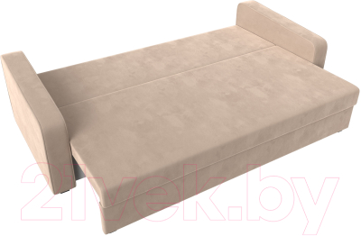 Диван Лига Диванов Лига-009 / 118040 (велюр бежевый)