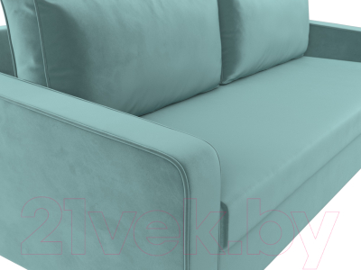 Диван Лига Диванов Лига-009 / 118041 (велюр бирюзовый)