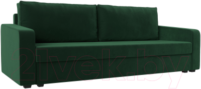 Диван Лига Диванов Лига-009 / 118043 (велюр зеленый) - фото