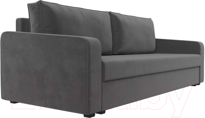 Диван Лига Диванов Лига-009 / 118045 (велюр серый)