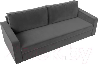 Диван Лига Диванов Лига-009 / 118045 (велюр серый)