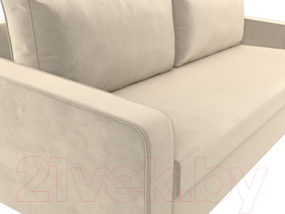 Диван Лига Диванов Лига-009 / 118048 (микровельвет бежевый)