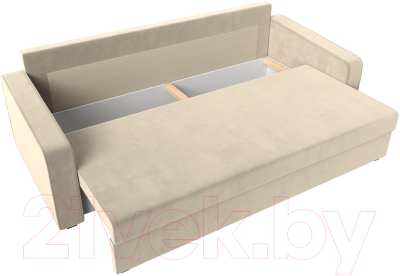 Диван Лига Диванов Лига-009 / 118048 (микровельвет бежевый)