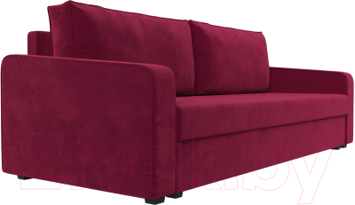 Диван Лига Диванов Лига-009 / 118049 (микровельвет бордовый)