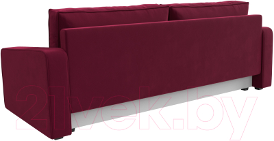 Диван Лига Диванов Лига-009 / 118049 (микровельвет бордовый)