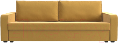Диван Лига Диванов Лига-009 / 118050 (микровельвет желтый)