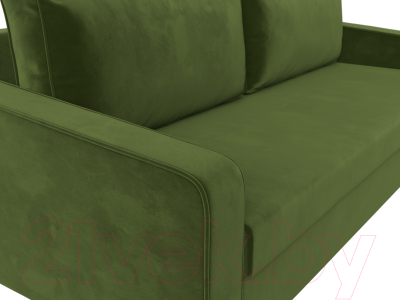 Диван Лига Диванов Лига-009 / 118051 (микровельвет зеленый)