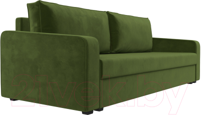 Диван Лига Диванов Лига-009 / 118051 (микровельвет зеленый)