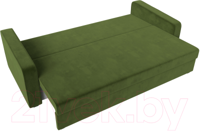 Диван Лига Диванов Лига-009 / 118051 (микровельвет зеленый)