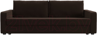 Диван Лига Диванов Лига-009 / 118053 (микровельвет коричневый)