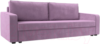 Диван Лига Диванов Лига-009 / 118054 (микровельвет сиреневый) - фото