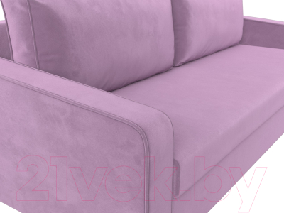 Диван Лига Диванов Лига-009 / 118054 (микровельвет сиреневый)