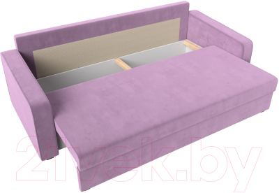 Диван Лига Диванов Лига-009 / 118054 (микровельвет сиреневый)