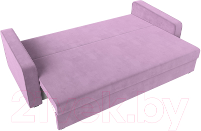 Диван Лига Диванов Лига-009 / 118054 (микровельвет сиреневый)