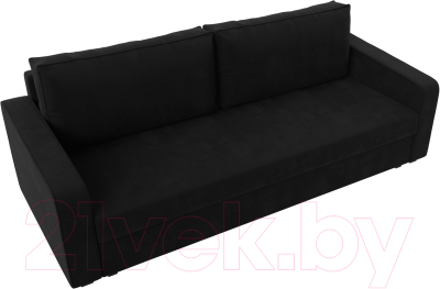 Диван Лига Диванов Лига-009 / 118056 (микровельвет черный)