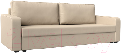 Диван Лига Диванов Лига-009 / 118062 (экокожа бежевый) - фото