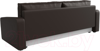 Диван Лига Диванов Лига-009 / 118064 (экокожа коричневый)